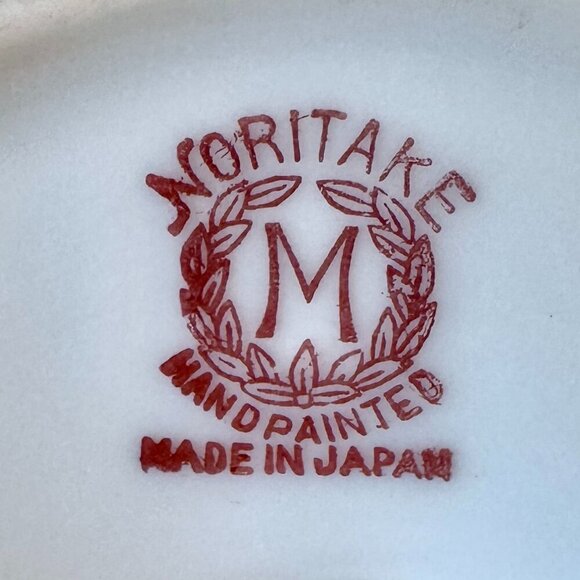 1930s Vintage Noritake Hand Painted Birds Floral Pedestal Dish Bowl - Picture 10 of 14